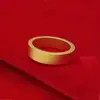 Ley antigua herencia arenado pareja anillo de pareja cobre chapado en oro anillo de dedo cerrado Vietnam anillo de arena dorada para enviar a novia joyería al por mayor