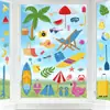 Adesivos de Janela de Verão Atacado Havaí 2026 Novo Estilo Gnomo Adesivos Eletrostáticos Adesivos Decorativos para Vidro e Parede