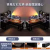 Escritorio de Gaming de Esquina Escritorio de Computadora Escritorio de Escritorio Hogar Doble Escritorio Estantería Mesa de Esquina para Dormitorio Escritorio de Oficina Mesa de Trabajo