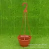 Atacado de fábrica vaso octogonal para orquídea LC140 com gancho verde carnudo vaso para orquídea fundo de rede controle de raiz respirável Vaso