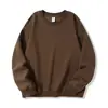 Sudadera Texturizada Versátil Cuello Redondo Snowflake Gray 400g para Hombre, Sin Capucha, Manga Larga de Pareja, Corte Holgado, Algodón Chino, Casual