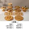 Expositor de postres, mesa expositora para pausa del té, bandeja expositora de snacks, bandeja para snacks de té, soporte para pasteles, soporte para snacks de té de la tarde