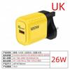 Cargador transfronterizo nuevo de 120 W, combinación de colores macarrón, carga súper rápida, acuerdo completo PPS, cargador de doble puerto A C