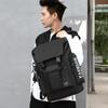 Mochila Mochila para Hombre Negocios Gran Capacidad Exterior Negocios Bolsa para Computadora Impermeable Casual Simple Bolsa de Viaje