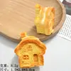 Juguete de Comida Pan Artificial TV Casa Pequeña Joyería DIY Pegamento de Crema Agujero de Pasador Hebilla de Zapato Accesorios Decorativos de Resina