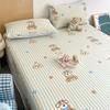 Algodón Puro Dibujos Animados Ropa de Cama Sábana Individual Engrosada 100% Algodón Dormitorio Sábanas Individuales y Dobles Funda de Almohada Juego de Tres Piezas Nuevo Estilo 2025 3