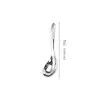 Cuchara de Acero Inoxidable 316, Cuchara Redonda Estilo Italiano, Cuchara de Mesa para el Hogar, Cuchara Grande para Sopa, Cuchara para Comida Complementaria Infantil, Cuchara para Gachas, Cuchara para Sopa