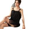 Nueva Camisón Sexy de Tirantes para Mujer Verano Encaje Sexy Ropa de Dormir Lencería con Cordones Delgado Ropa de Casa Venta al por Mayor