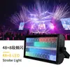 Luz LED Estroboscópica de 48+8 Segmentos Luz de Tingimento de Fundo RGB Barra de Luz de Atmosfera para Sala de Transmissão ao Vivo de Casamento Iluminação para Palco de Turismo Cultural