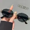 Gafas de Sol Metálicas Estilo Retro Europeo y Americano Modelo Nuevo 2026 Gafas de Sol Mismo Estilo que Influencers de Transmisión en Vivo de Gama Alta Protección UV Protección Solar