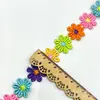 Color cadena de clavícula de línea de flores pequeñas joyería DIY accesorios para ropa de niños código de barras multicolor ventas directas de fábrica