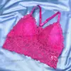 Conjunto Sexy sem Costas de Renda com Três Ganchos nas Costas, Top Tubinho sem Alças, Estilo Top Cropped Transfronteiriço, Lingerie Feminina Fluida