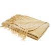 Manta Amazon Manta para Siesta Color Sólido Chenilla Flecos Enrollados a Mano Manta Decorativa Manta para Sofá Manta de Oficina