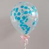 Globo de lentejuelas de mariposa de 5 pulgadas estilo celebridad de internet accesorios de decoración de pasteles globo transparente de confeti globo de decoración de mesa de postres