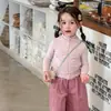 (9.22 Nuevas Llegadas)Camiseta de Manga Larga Base para Niña Otoño Nuevo Top Infantil Clase A Ropa para Bebé