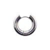 Pendientes de Aro Lisos de Acero Inoxidable Meishier, Pendientes de Alambre en Espiral Brillantes, Aros Grandes para Hombres y Mujeres, Aros Lisos Elegantes y Simples