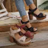 Sandalias de Mujer Cómodas Versátiles Modelo Nuevo Verano 2026 Comercio Exterior Transfronterizo Sandalias de Punta Abierta para Mujer Uso en Exteriores Directo del Fabricante