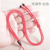 Cordón ajustable de sándalo rojo sangre simple de 2 mm, cuerda para colgante, colgante de jade, jade Hetian, cuentas de madera tallada, cuerda para colgante, venta al por mayor