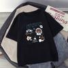 Camiseta de manga corta Ge Hua para hombre, estilo Hong Kong, marca de moda, estilo coreano, holgada, de media manga, ropa informal para parejas.