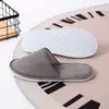 Chinelo Descartável Viagem B&B Salão de Beleza Chinelos Grosso de Veludo Cotelê Estampa de Osso Chinelos Descartáveis de Hotel
