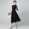 Vestidos Japoneses e Coreanos Aliexpress 2026 Novo Estilo Manga Média Renda Elegante Comprimento Médio Uso Diário Vestidos de Festa para Mulheres Atacado