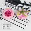 Flores Artificiales Cabezas de Rosa para Boda, Rosas para Ramo de Novia, Flor de Muñeca, Flores de Seda, Cabezas de Rosa Búlgara