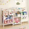Estantería de Juguetes para Niños Amazon 3 Niveles Blanca Habitación Infantil Sala de Estar Cuarto de Niños Guardería Fácil de Organizar