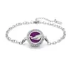 Pulsera de acero titanio con incrustaciones de diamantes calada tipo hilo de aromaterapia para difusión de aceites esenciales Pulsera con patrón de árbol de la vida europeo y americano venta al por mayor