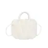 Bolso Cruzado de Felpa Nuevo Otoño 2025 para Mujer, Bolso de Mano Mediano Tendencia Transfronteriza, Bolso de Moda para Mujer