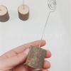 Porta notas de madera transfronterizo, tocón de corteza, porta tarjetas de visita, porta fotos, regalo de boda, celebración, decoración de fiesta, tocón de madera