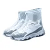 Cobre-sapatos impermeáveis à prova de umidade, espessados, à prova d'água e antiderrapantes, adequados para adultos e crianças, feitos de material de PVC durável, cobre-sapatos impermeáveis para tempo chuvoso e com neve, ideais para viagens ao ar livre