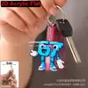 67Roba Plano Liso Elemento de Decoración Transfronteriza Colgante Acrílico Patrón de Llavero de Mochila Branrotai
