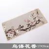 Camurça estilo chinês pintura chinesa tradicional pintada vintage absorvente toalha de chá limpa conjunto de chá mesa de chá porta-copos toalha pequena dupla-face