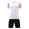 Super venta al por mayor de ropa deportiva de entrenamiento de club transfronterizo, camiseta de manga corta para adultos, uniforme de fútbol de la aldea para hombres, traje de competición