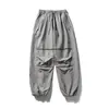Calça Cargo Funcional Refletiva para Uso Externo Black Fleet para Homens e Mulheres, Resistente à Água, à Prova de Vento, Secagem Rápida, Calça de Caminhada Funcional Versátil