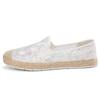 Zapatos de Mujer Verano Huecos Transpirables Delgados Planos 2023 Nuevo Estilo Slip-on Combinan con Todo Moda Zapatos de Tela Antiguos de Beijing