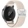 Adecuado para Huawei Gt5 Watch Correa de Bucle Trenzada de Nylon Samsung Watch4567 Hebilla de Paraguas Blanco Perla