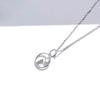 Collar de luna llena para gatos temperamento japonés y coreano red popular estudiante personalidad chapado en plata gatito lindo cadena clavícula suministro al por mayor