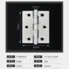 Bisagra de Piano de Apertura Plana de Acero Inoxidable Puerta de Madera Hoja Suelta Plegable Engrosada Bisagra Pesada 204 Silenciosa 304 Accesorios de Ferretería