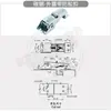 DK602 trava de fivela grande exposta trava de porta de equipamento industrial fivela de equipamento mecânico trava de fivela de aço inoxidável