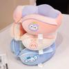 Almohada Linda de Capibara en Forma de U para Viaje en Coche Almohada para Cuello Oficina Siesta Almohada para Columna Cervical Almohada de Capibara en Forma de U