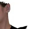 Asas de Zircônia Microincrustadas Pendentes de Orelha Clipe de Orelha Brincos de Osso Feminino Luxo Leve Simples Alto Padrão Brincos Sem Furo na Orelha Estilo Igual do Tiktok