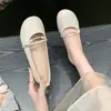 Sapatos de Fada, Sapatilhas Delicadas para Mulheres, Estilo Verão 2025 Novas Sapatilhas com Saias, Sapatos de Noite, Sapatos Beanies de Uma Perna