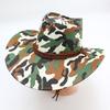 Chapéu de Cowboy Ocidental de Verão para Homens, Viagem ao Ar Livre, Montanhismo, Pesca, Proteção Solar, Chapéu de Palha com Aba Larga Venda por Atacado
