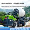 Betoneira de esteira betoneira fotovoltaica caminhão-tanque de transporte de concreto pequeno 3 metros cúbicos 4 metros cúbicos caminhão-tanque misturador de cimento