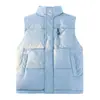 Chaleco para Hombre Otoño/Invierno Nuevo 90% plumón de Pato Blanco Cuello Alto Chaleco Cálido para Exteriores Uso Casual