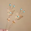 Nuevo Juego de Pasador y Pinza para el Cabello de Moneda de Cobre Estilo Vintage, Versátil Accesorio para el Cabello con Borla para Maquillaje y Peinado Tradicional Hanfu, Festivo