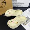 Atacado Transfronteiriço Acessórios Croc para Sapatos DIY Flores para Sapatos Fofos Femininos Coração Kirby Star Removíveis Decoração Criativa de Fivela para Sapatos
