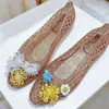 Accesorios Personalizados de Cristal para Zapatos para Pedidos Privados, con Diseños Brillantes Dulces y Frescos, Bordados Pesados, Adornos de Flor para Zapatos, Borlas y Decoraciones Florales para Zapatos