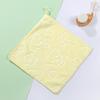 Toallas Cuadradas con Relieve para Jardín de Infancia para Niños, Toallas Faciales Absorbentes para Bebés y Niños Pequeños, Secado Rápido para Limpiar la Cara y la Saliva